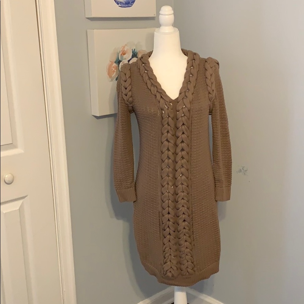 TIBI Chunky Knit Sweater Dress sz s